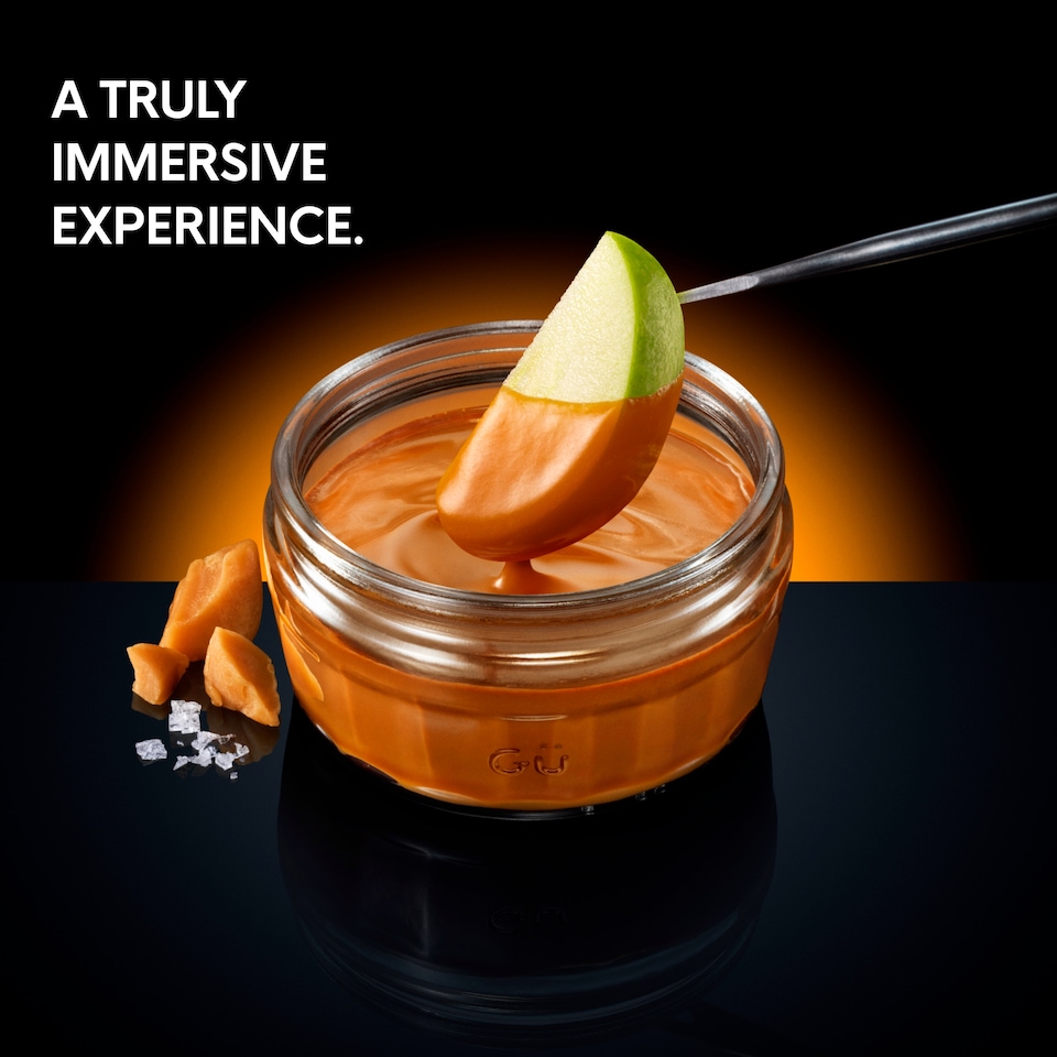 image 1 of Gu Salted Caramel Fondu Dipping Dessert 80g