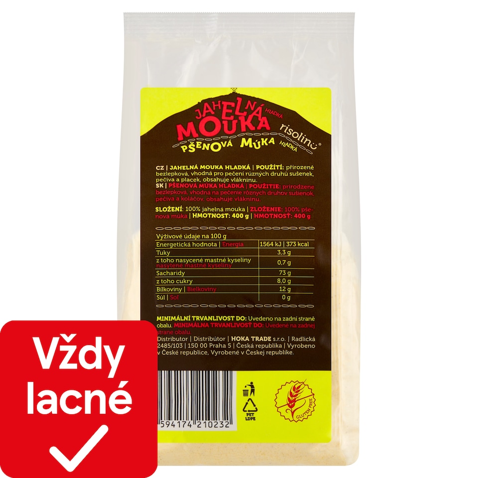 obrázok 1 z Risolino Pšenová múka hladká 400 g