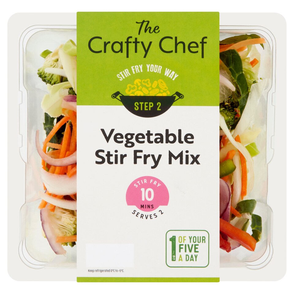 The Crafty Chef Vegetable Stir Fry Mix 300G Tesco Groceries