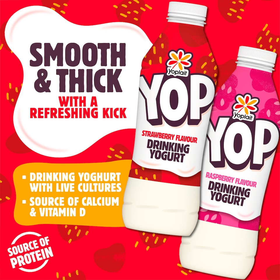 image 1 of Yop Strawberry Yoghurt Drink 500g