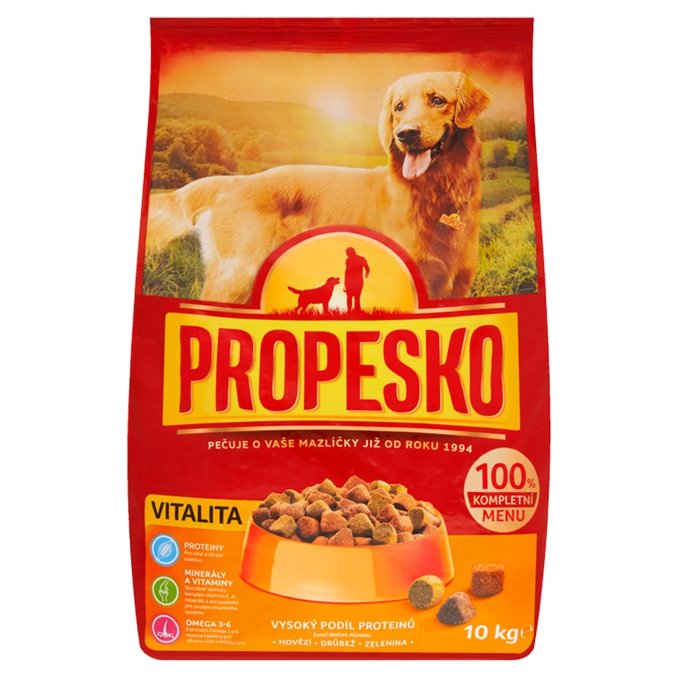 Propesko Vitalita s drůbežím, hovězím a zeleninou 10kg