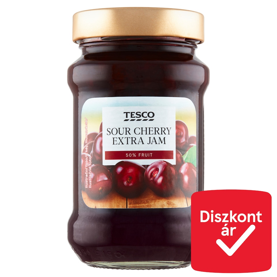 Tesco meggylekvár 450 g