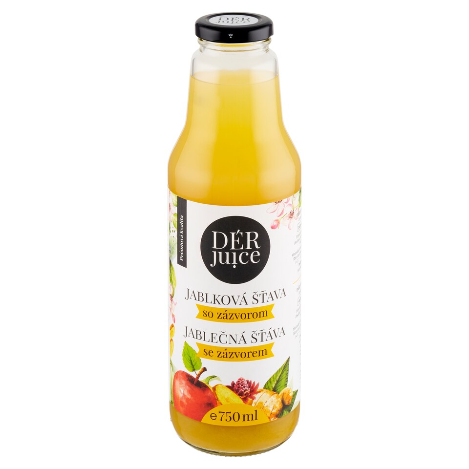 DÉR Juice Apple Juice with Ginger 750 ml