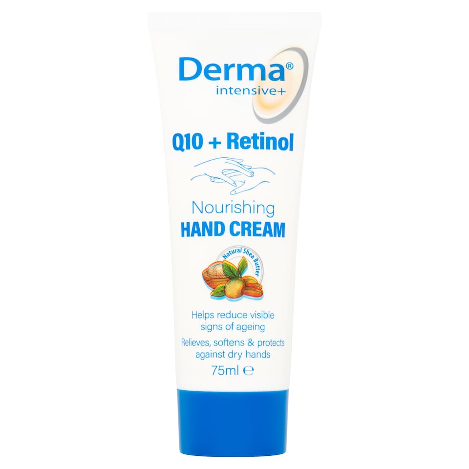 Derma Intensive+ Q10 + Retinol Nourishing Hand Cream 75ml