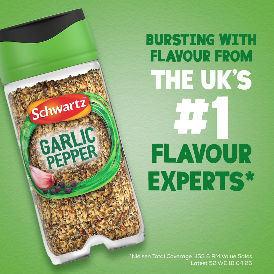 image 1 of Schwartz Garlic Pepper 45G Jar