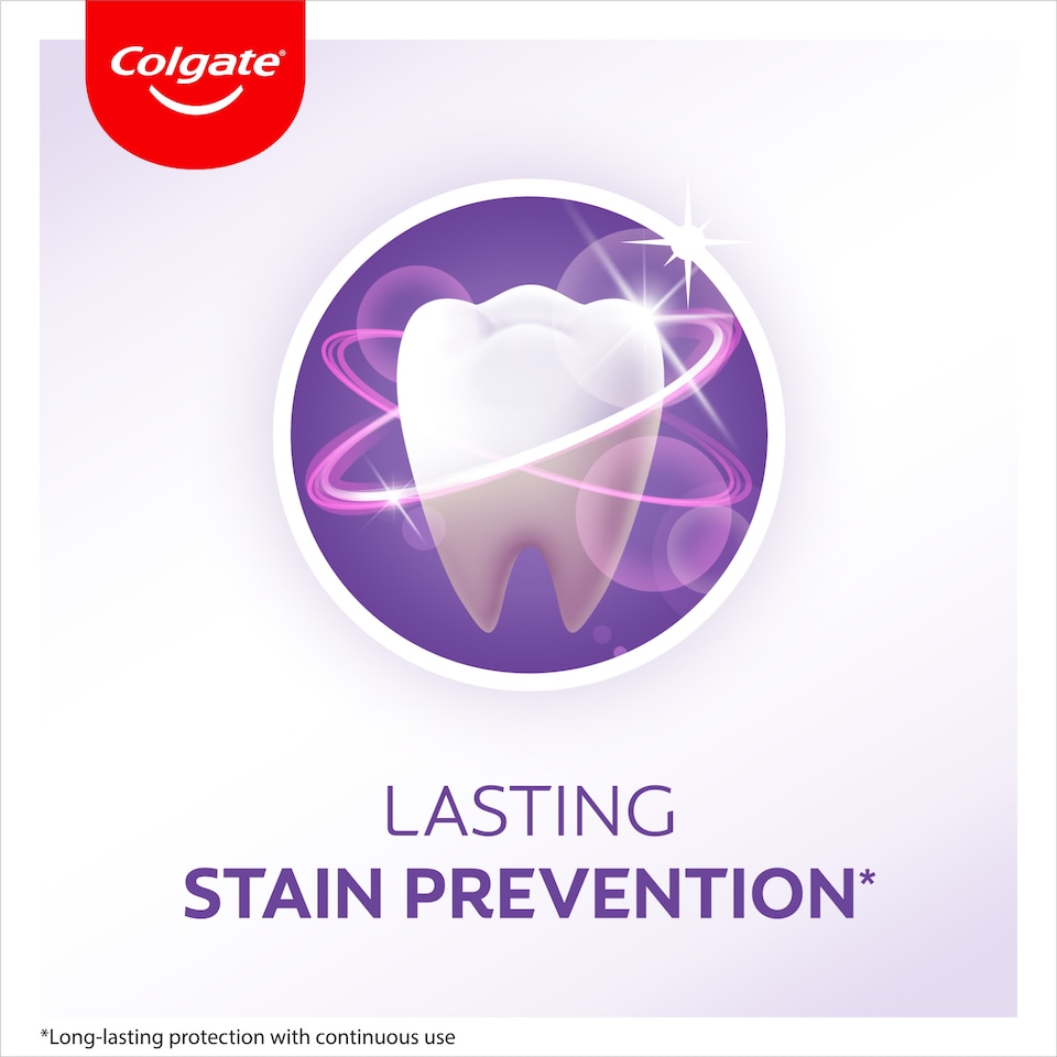 image 1 of Colgate Max White Purple Reveal Mouthwash 500Ml