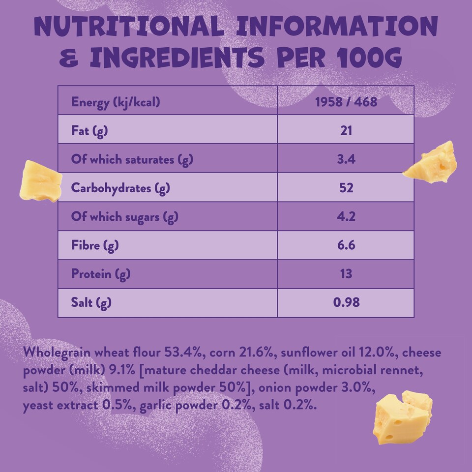 image 1 of Goodies Kids Snack Dino Puffs Cheese & Onion 4x12g
