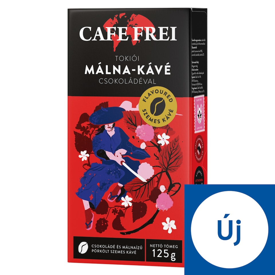 Cafe Frei Chocolate & Raspberry Flavoured Roasted Coffee Beans 125 g