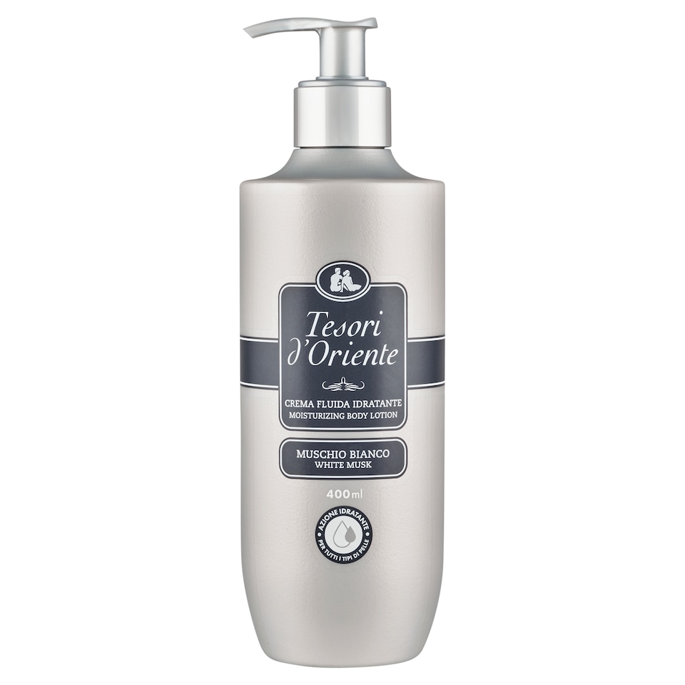 image 1 of Tesori d'Oriente Muschio Bianco White Musk Moisturizing Body Lotion 400ml