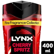 Lynx Fine Fragrance Cherry Spritz Body Wash 400ml
