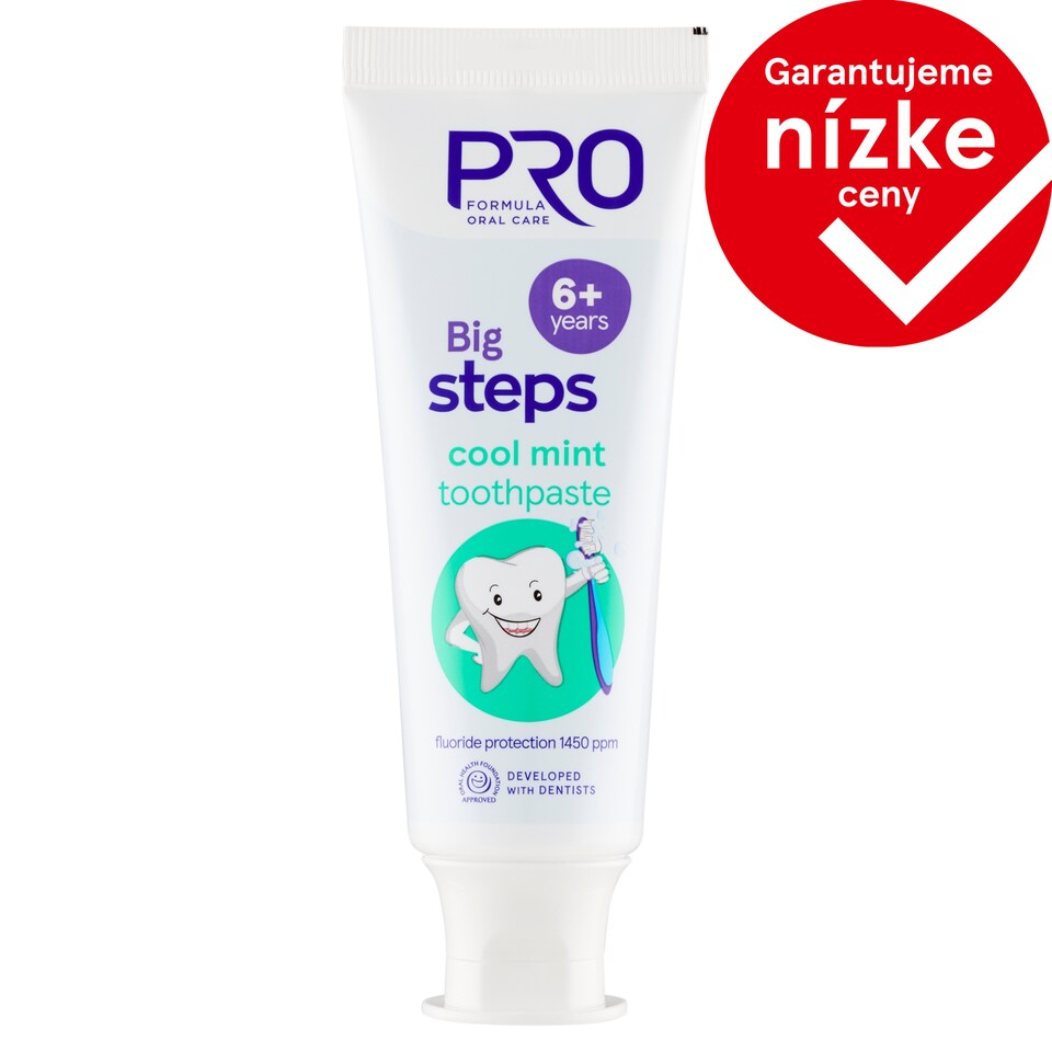 Pro Formula Big Steps Cool Mint Toothpaste 6+ Years 75 ml