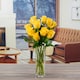 image 2 of Tesco Yellow Small Roses Flowers Bouquet