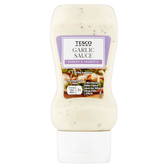 Tesco Garlic Sauce 250Ml Tesco Groceries