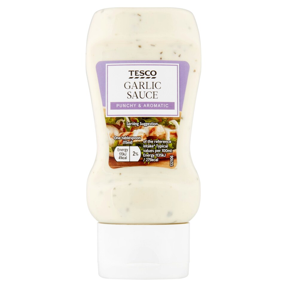Tesco Garlic Sauce 250Ml Tesco Groceries