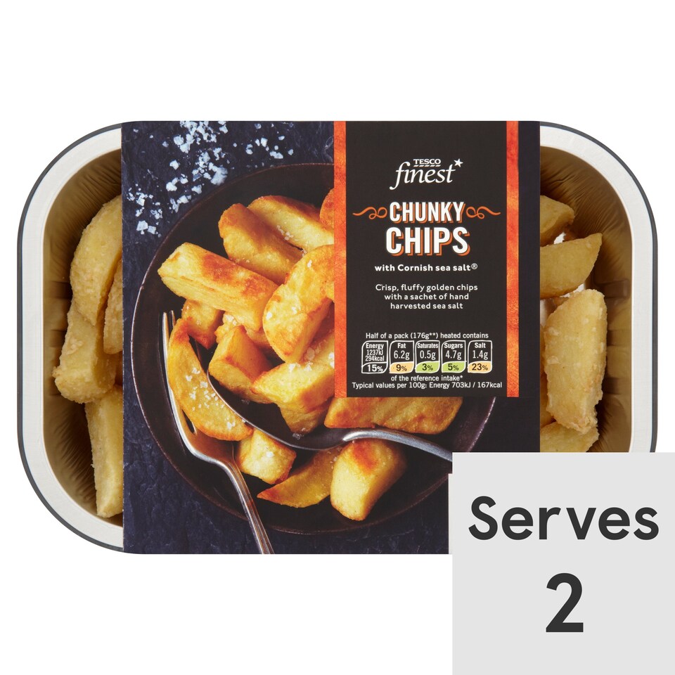 Tesco Finest Chunky Chips 450G
