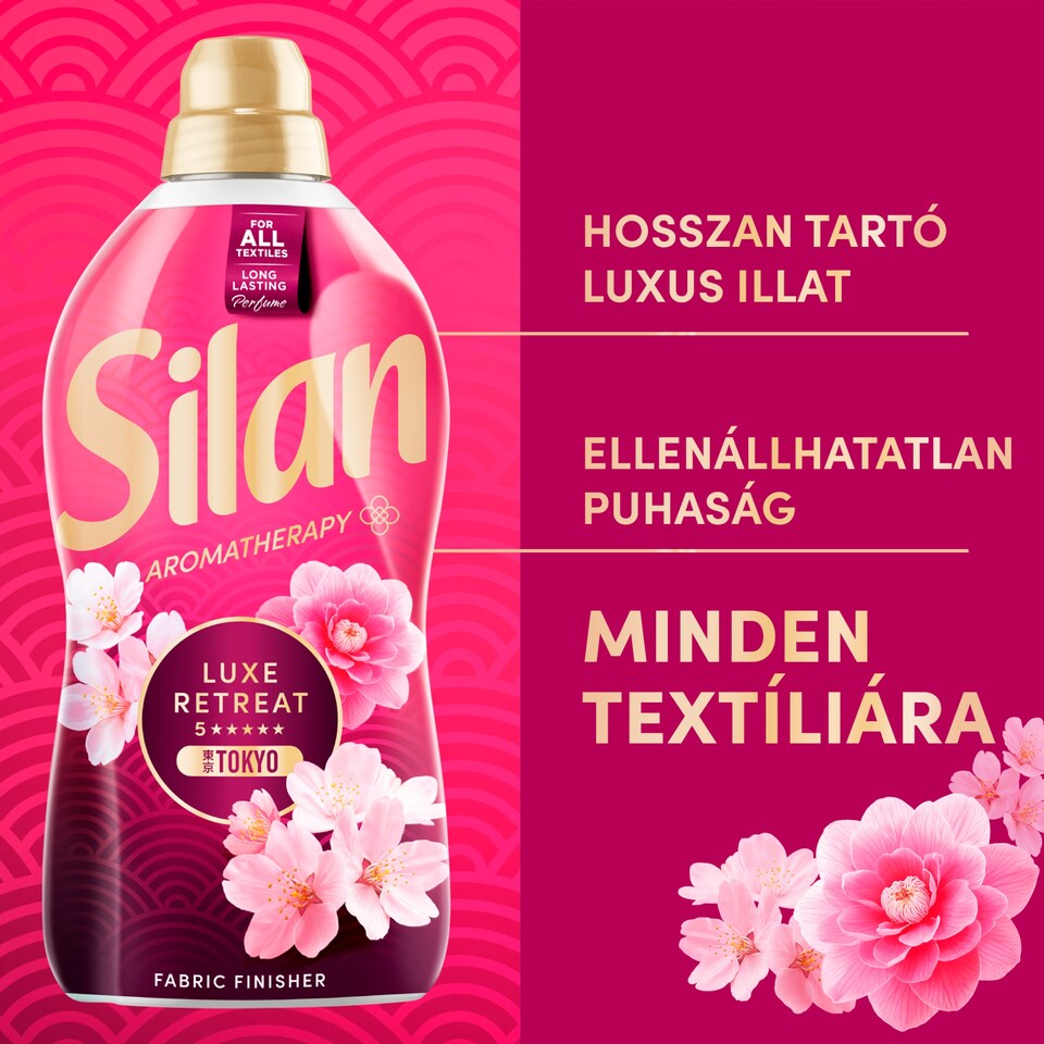 Silan Aromatherapy Luxe Retreat Tokyo textilöblítő koncentrátum 126 mosás 2772 ml  1. kép