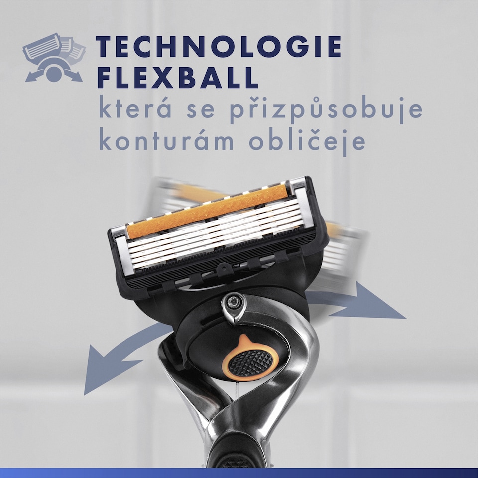 Obrázek 1 pro produkt Gillette ProGlide Pánský Holicí Strojek, 1 Holicí Strojek Gillette S 5 Břity