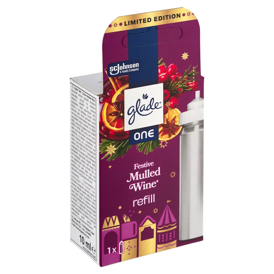 Obrázek 1 pro produkt Glade One Festive Mulled Wine náplň do osvěžovače vzduchu 10ml