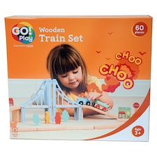Go Play Wooden Train Set