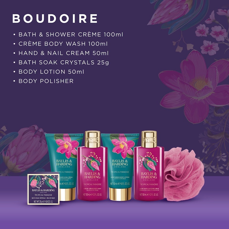 image 1 of Baylis & Harding Boudoire Luxury Pamper Present Gift Set