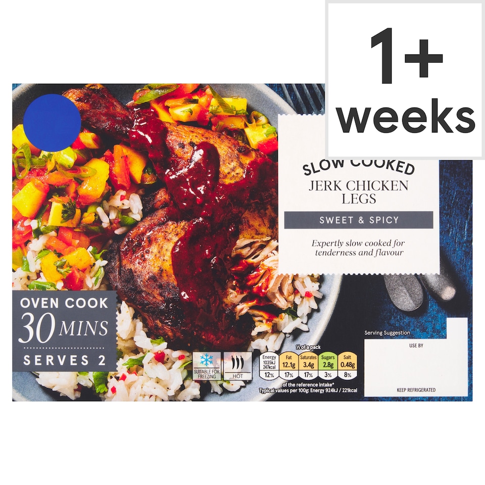 Tesco Slow Cooked Jerk Chicken Legs 490g