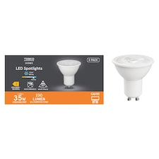 Tesco LED GU10 35W Cool White 6 Pack