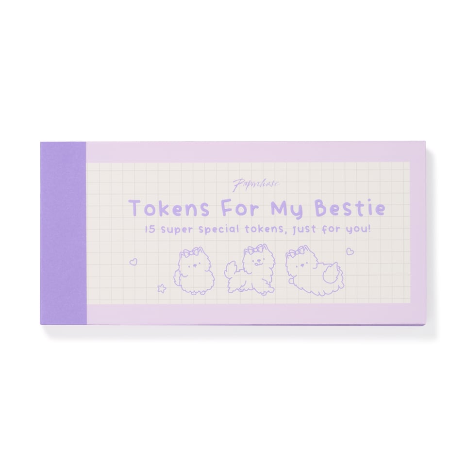image 1 of PAPERCHASE POKO PUP TOKENS FOR MY BESTIE