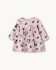 image 1 of Disney Minnie Mpuse Pure Cotton Printed Dress in Lilac