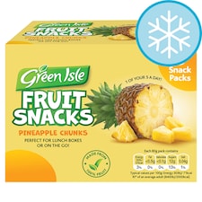 Green Isle Fruit Snacks Pineapple Chunks 3X80g