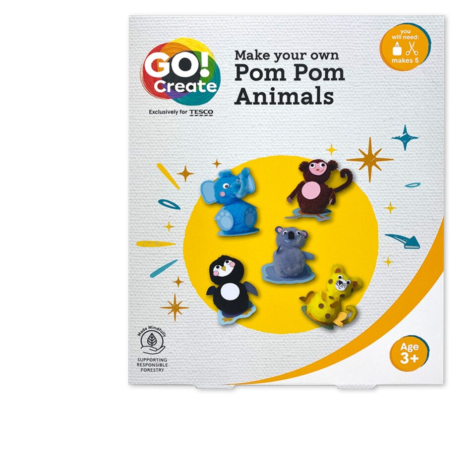 Go Create Make Your Own Pom Pom Animals
