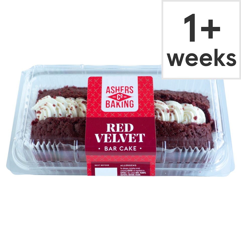 Ashers Red Velvet Bar Cake