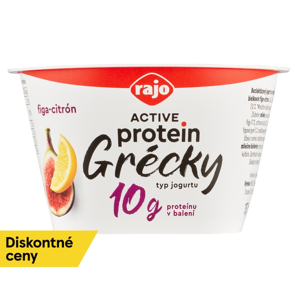 obrázok 1 z Rajo Active Protein Grécky typ jogurtu figa-citrón 150 g