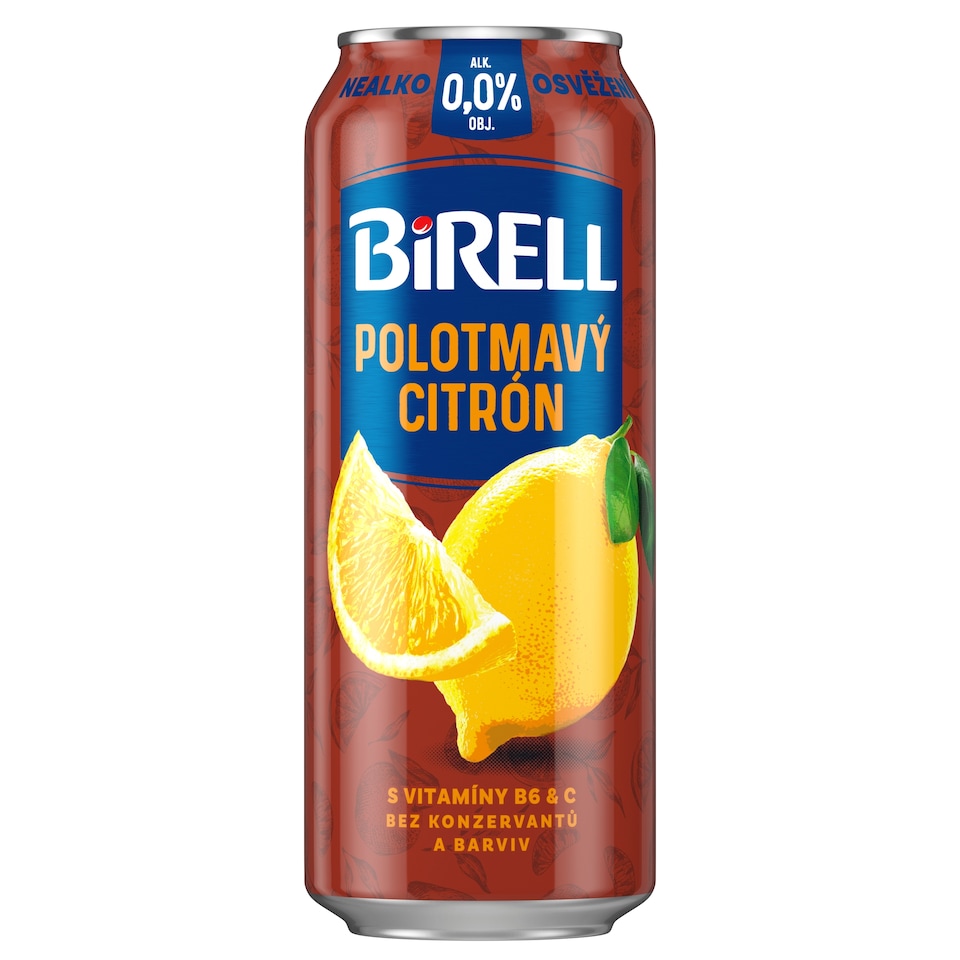 Birell Polotmavý citrón 0,5l