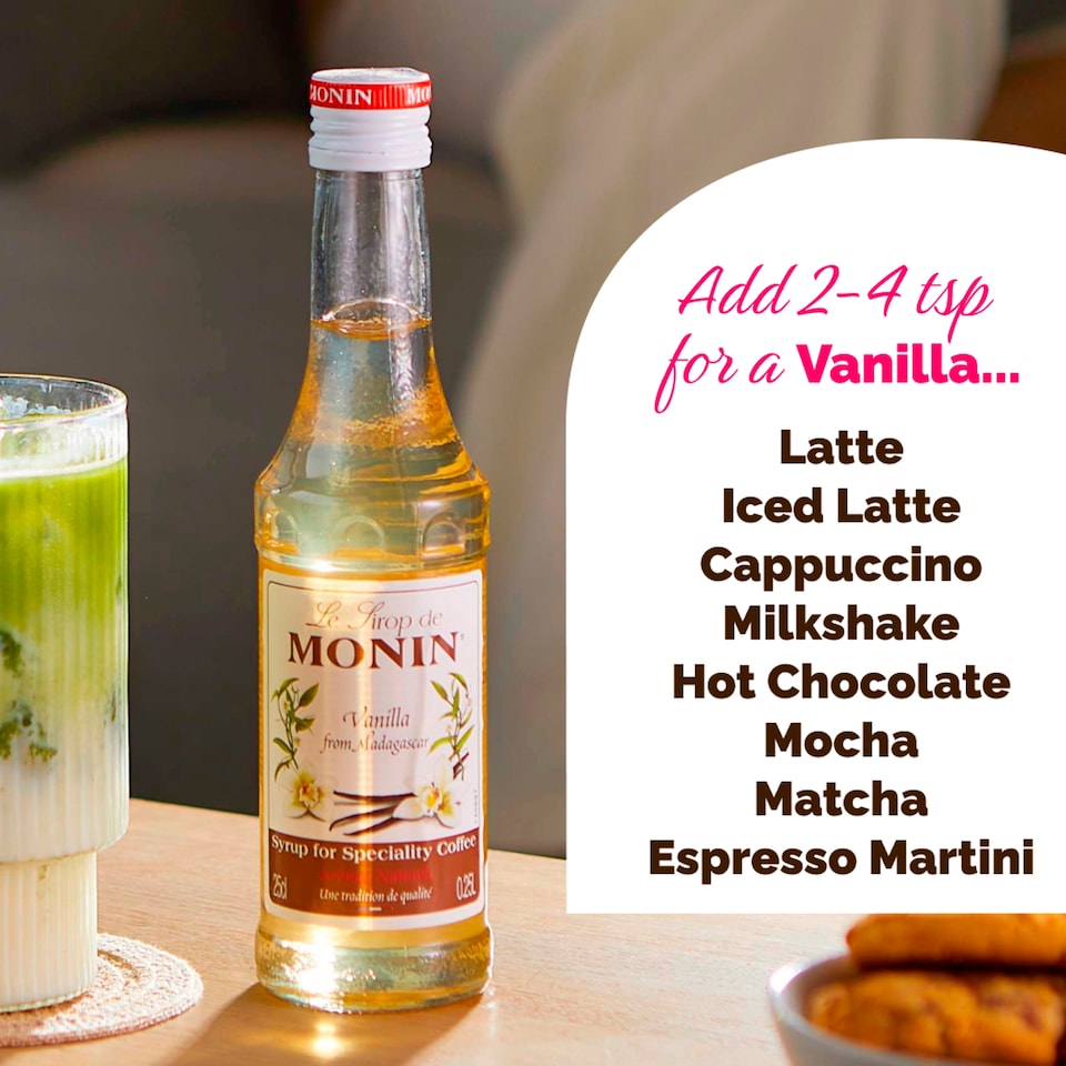 image 1 of Monin Vanilla Syrup 25Cl