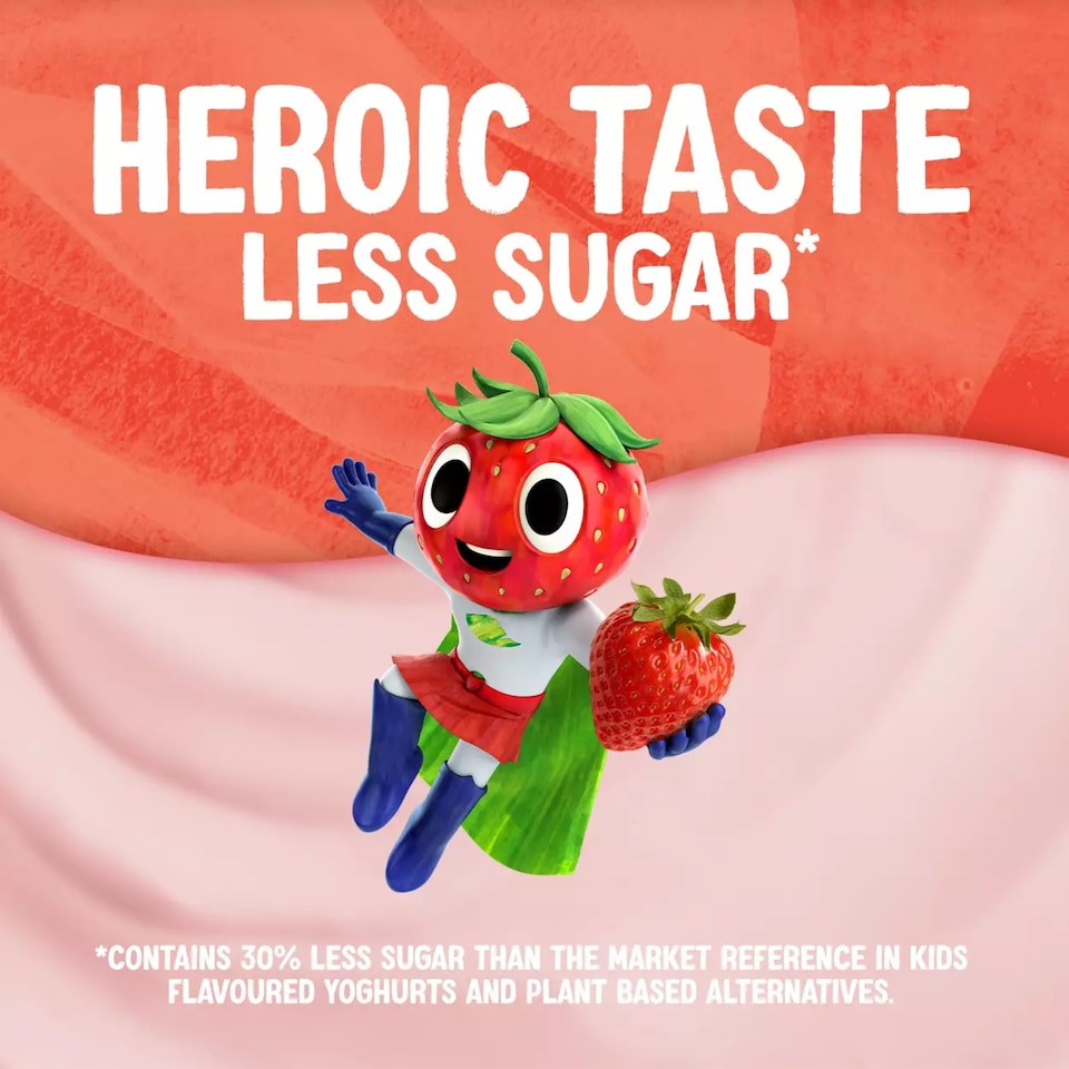 image 1 of Alpro Kids Strawberry Soya Dairy Free Yoghurt Alternative 4 x 115g