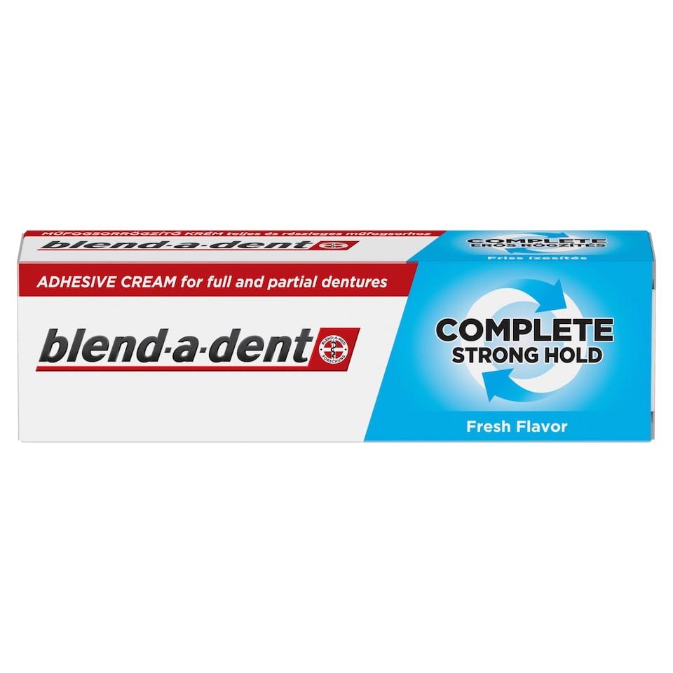 Blend-a-dent Plus Food Barrier Fresh Műfogsorrögzítő Krém Teljes és Részleges Műfogsorhoz, 47 ml  1. kép