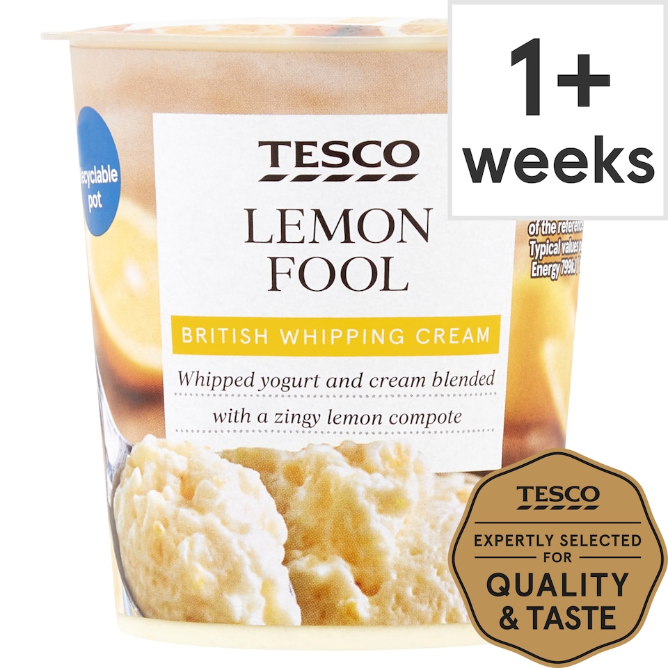Tesco Lemon Fool 114g