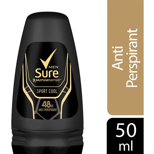 Sure Men Sport Cool Roll On Antiperspirant Deodorant 50Ml Tesco Groceries