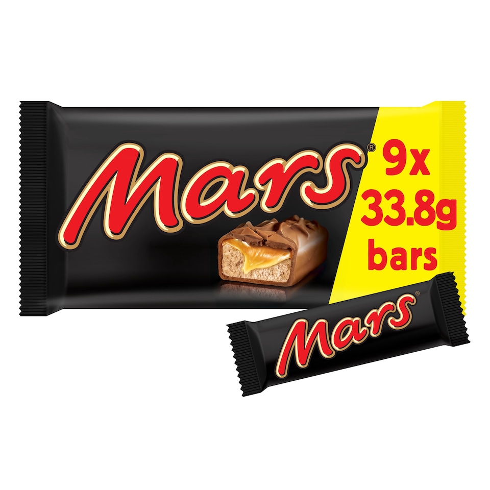 Mars Snack Size Chocolate Bars Multipack 9 X 33.8g