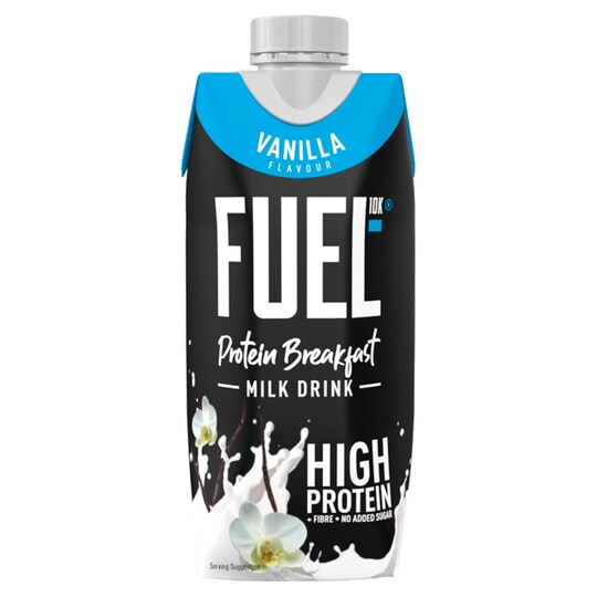 Fuel 10K Vanilla Liquid Breakfast 330Ml Tesco Groceries