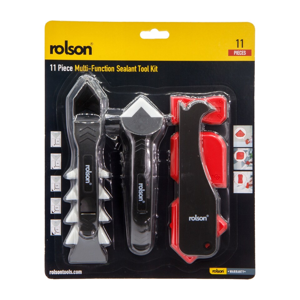 Rolson 11pc Multi-Function Sealant Tool Kit