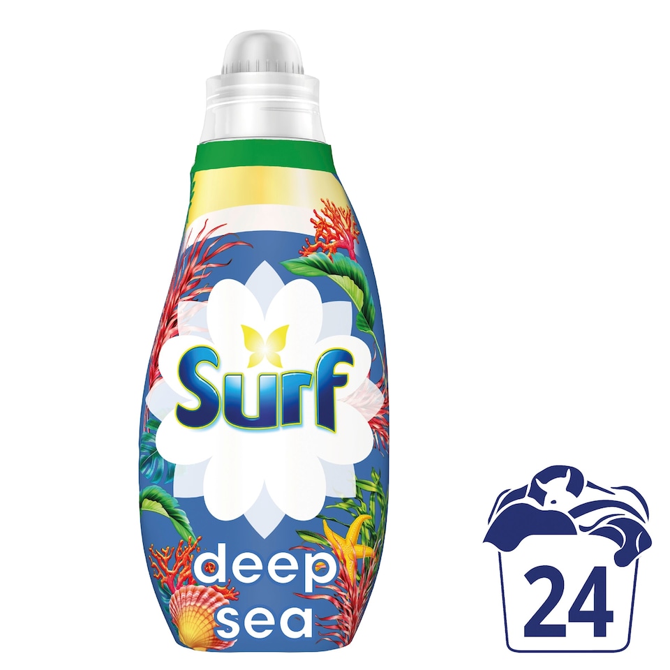 image 1 of Surf Deep Sea Liquid Laundry Detergent 24 Washes 648ml