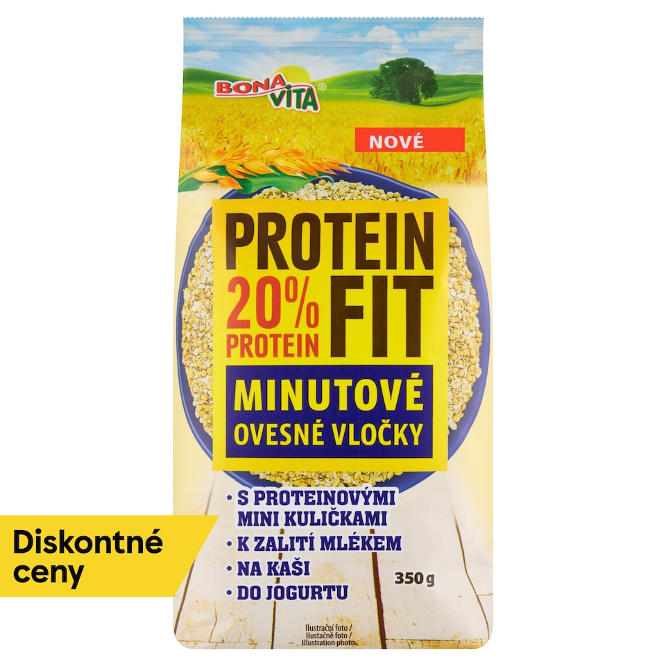 image 1 of Bona Vita Protein Fit Minute Flakes with Protein 350 g