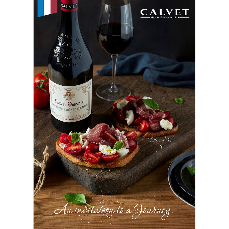 image 1 of Calvet Heritage De Calvet Cotes Du Rhone Villages 75cl