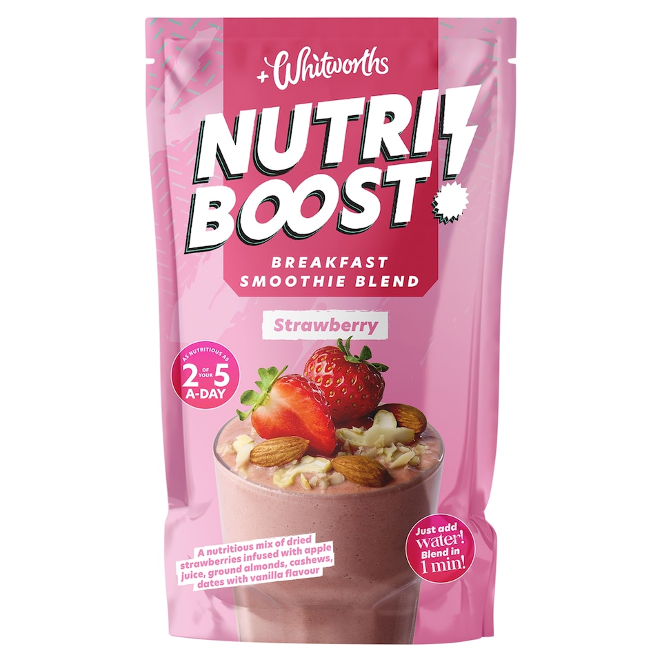 Whitworths Nutriboost Strawberry Smoothie Blend 75g