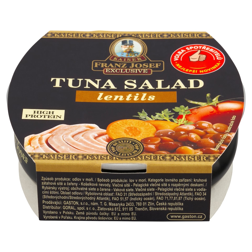 Franz Josef Kaiser Exclusive Tuna Salad Lentils 160 g