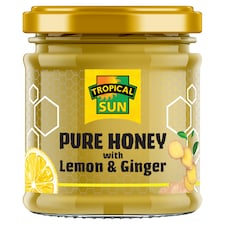 Tropical Sun Honey with Ginger and Lemon 250g