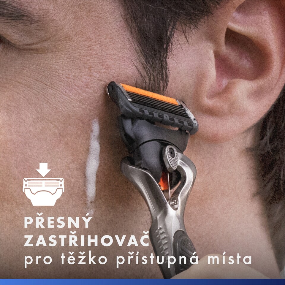 Obrázek 1 pro produkt Gillette ProGlide Náhradní Holicí Hlavice Pro Muže, 5 Břitů A Přesný Zastřihovač
