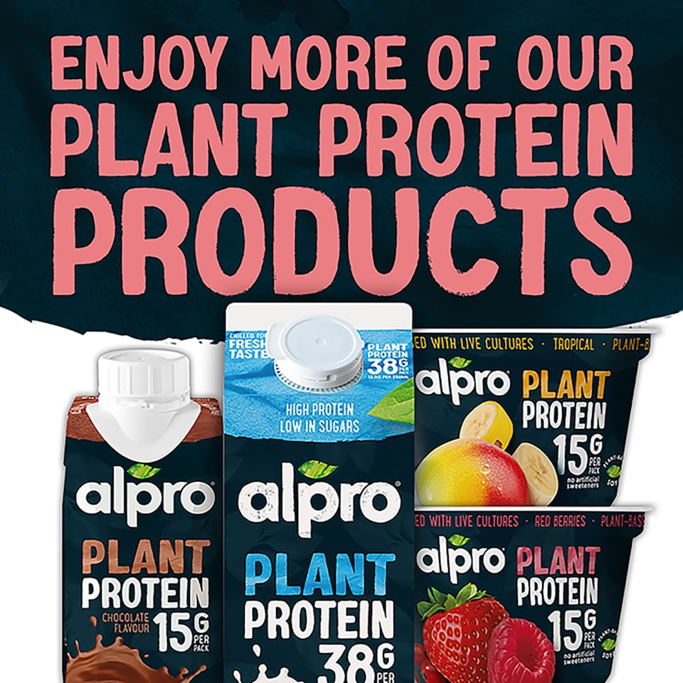 image 1 of Alpro 15g High Protein Red Berries Dairy Free Soya Yoghurt Alternative 200g