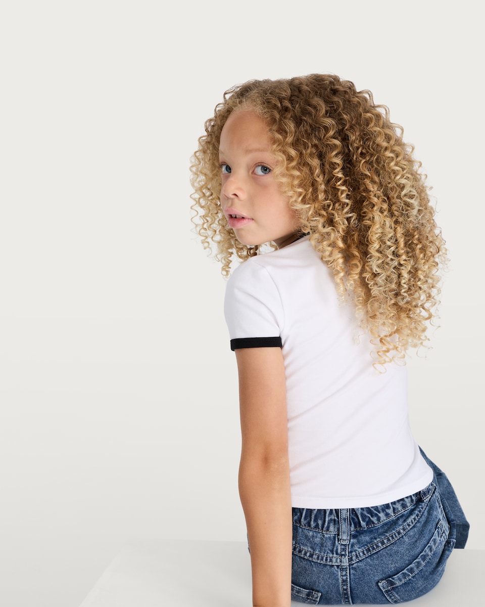image 1 of Hot Wheels Cotton Rich Printed T-Shirt in White
